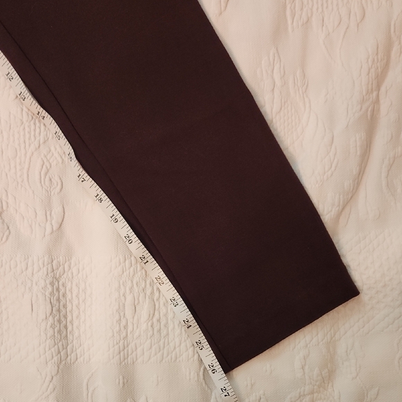 Anne Klein Brown Pull-On Ankle Pants - Picture 7 of 7